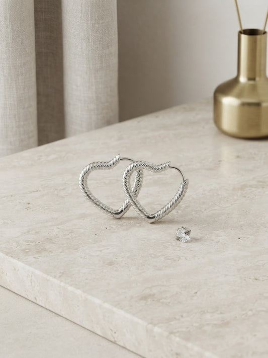 Orecchini Twisted Heart