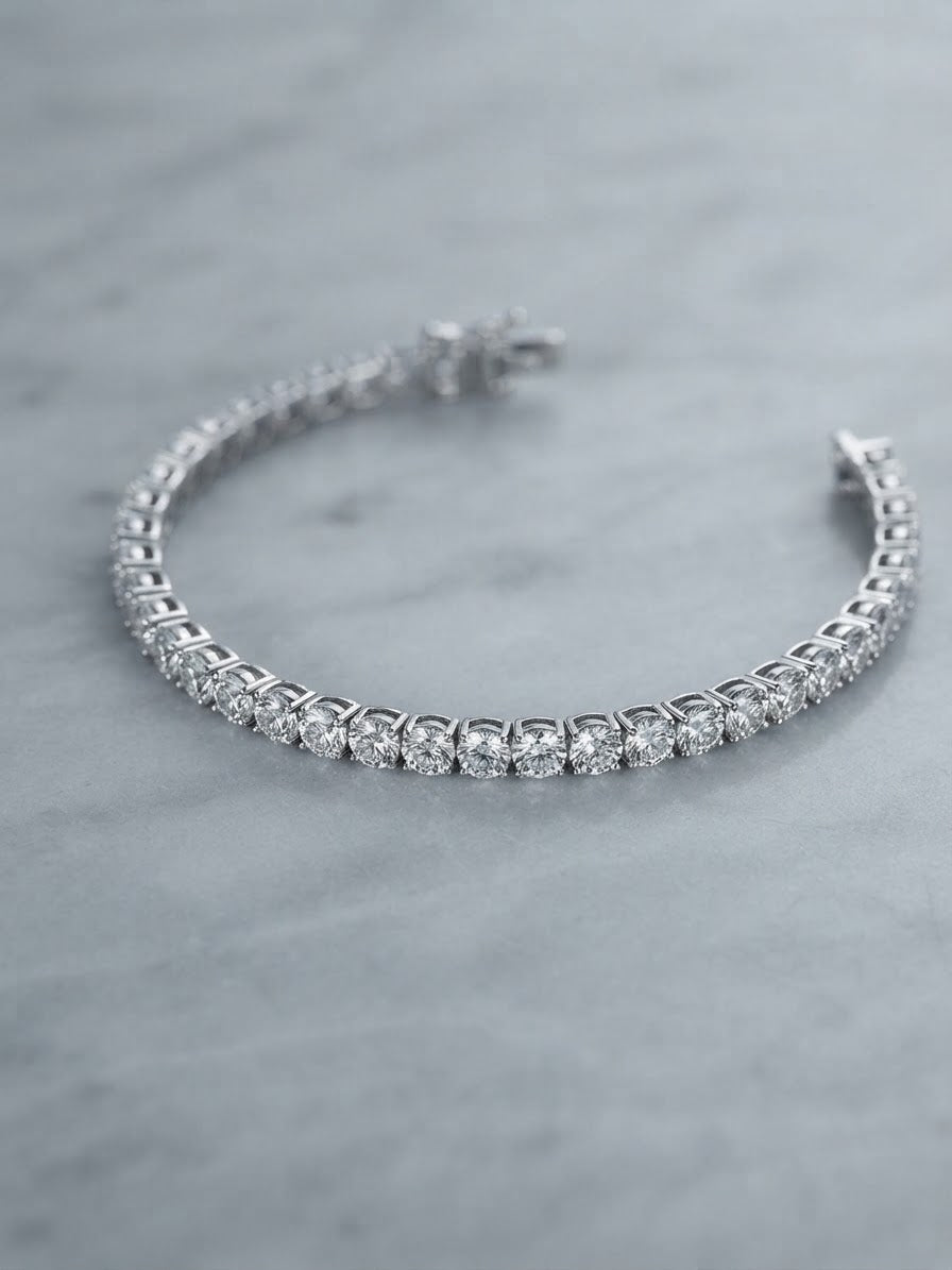 Bracciale Tennis argento mm5