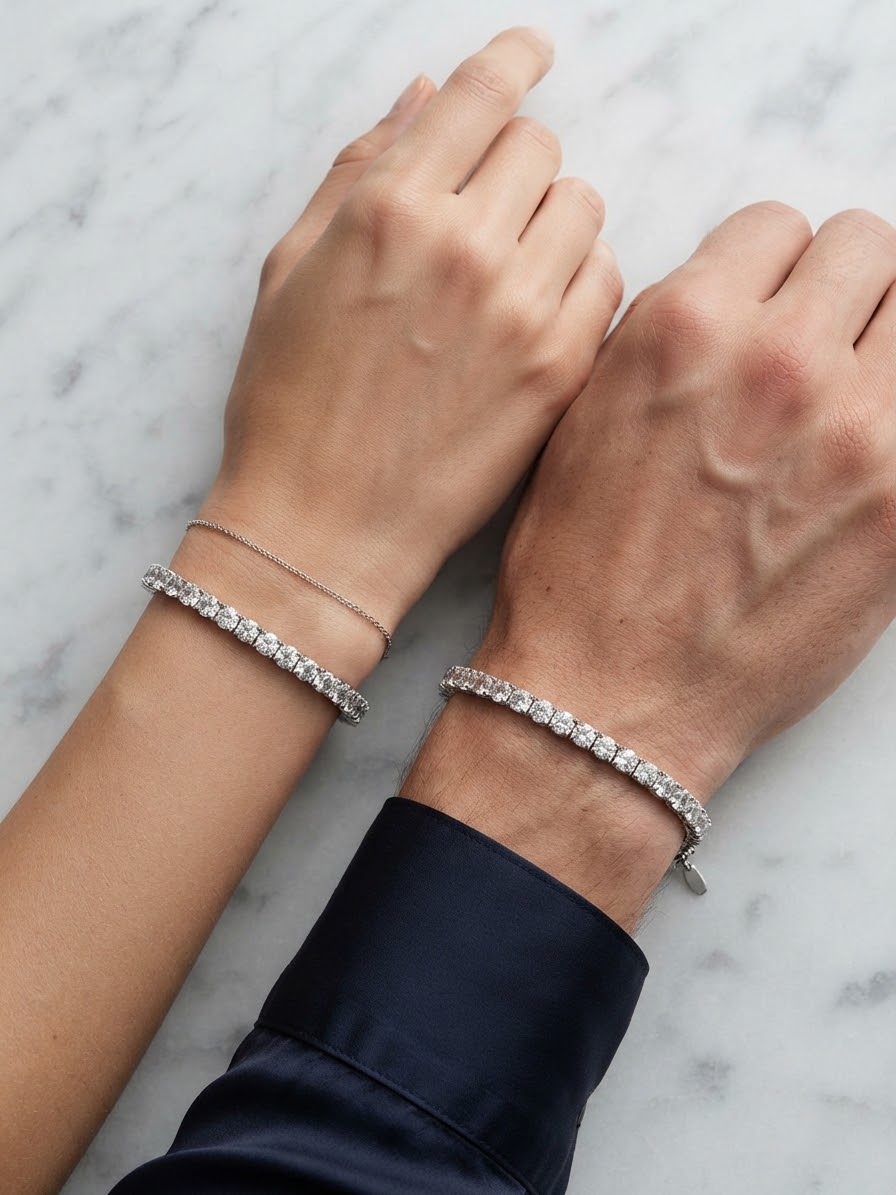 Bracciale Tennis argento mm5
