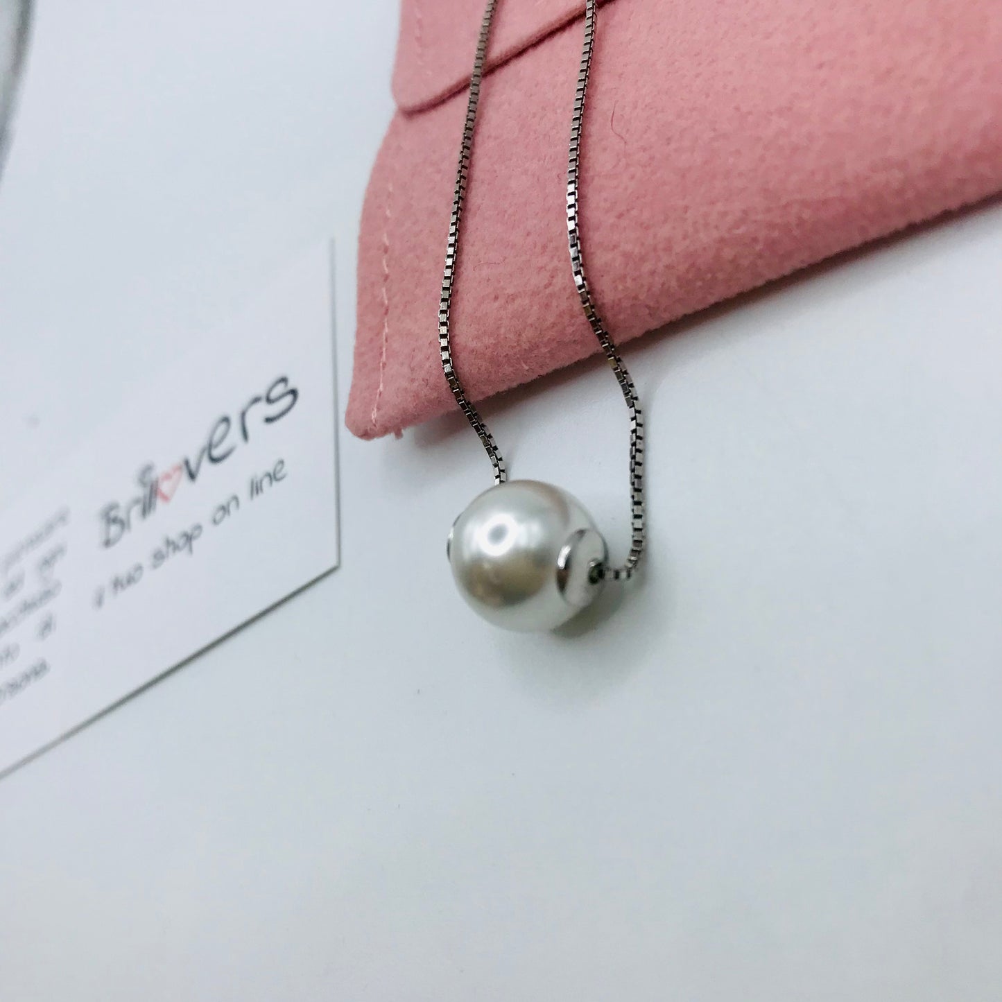 Collana Argento Perla Desideri