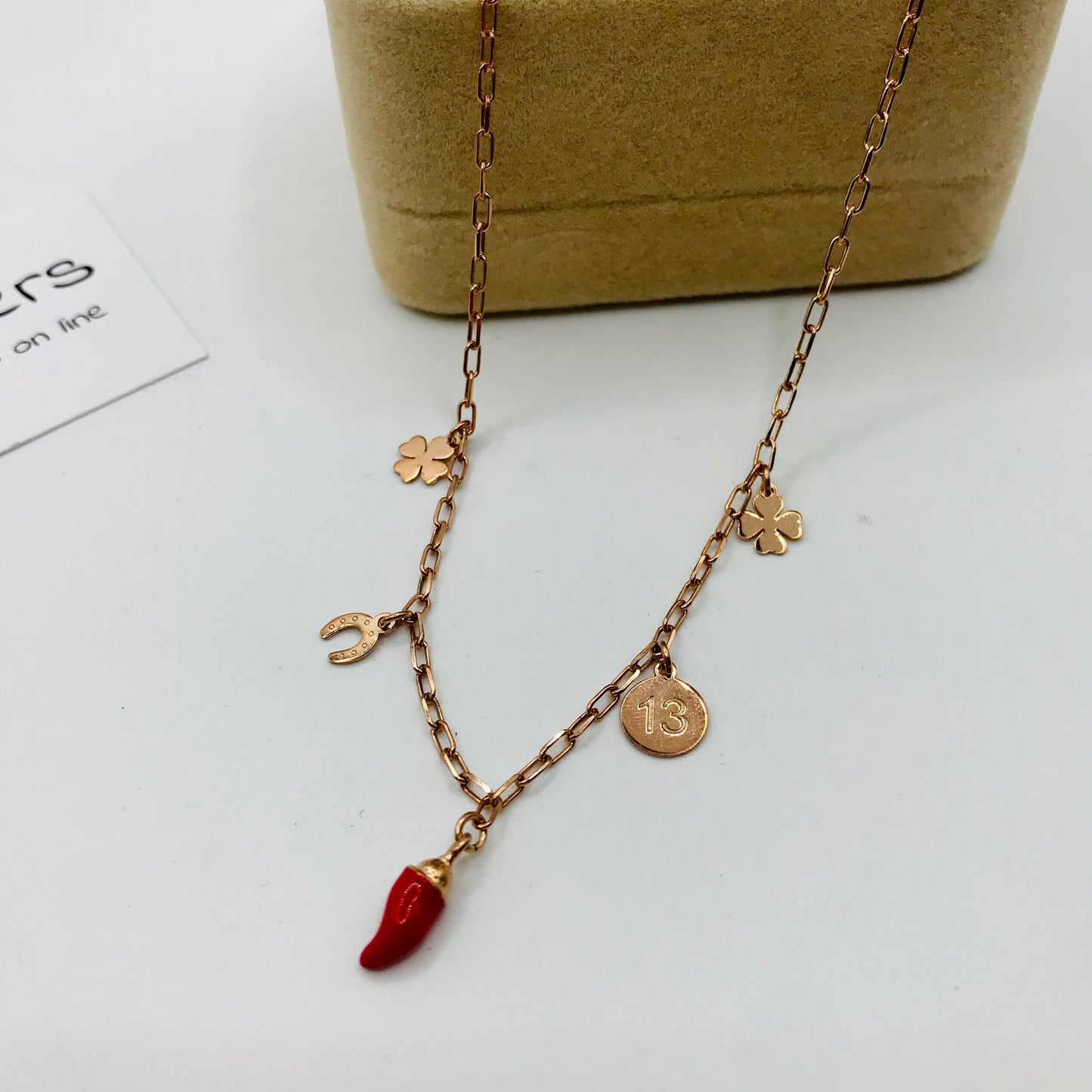 Collana multi Charms Pizzico