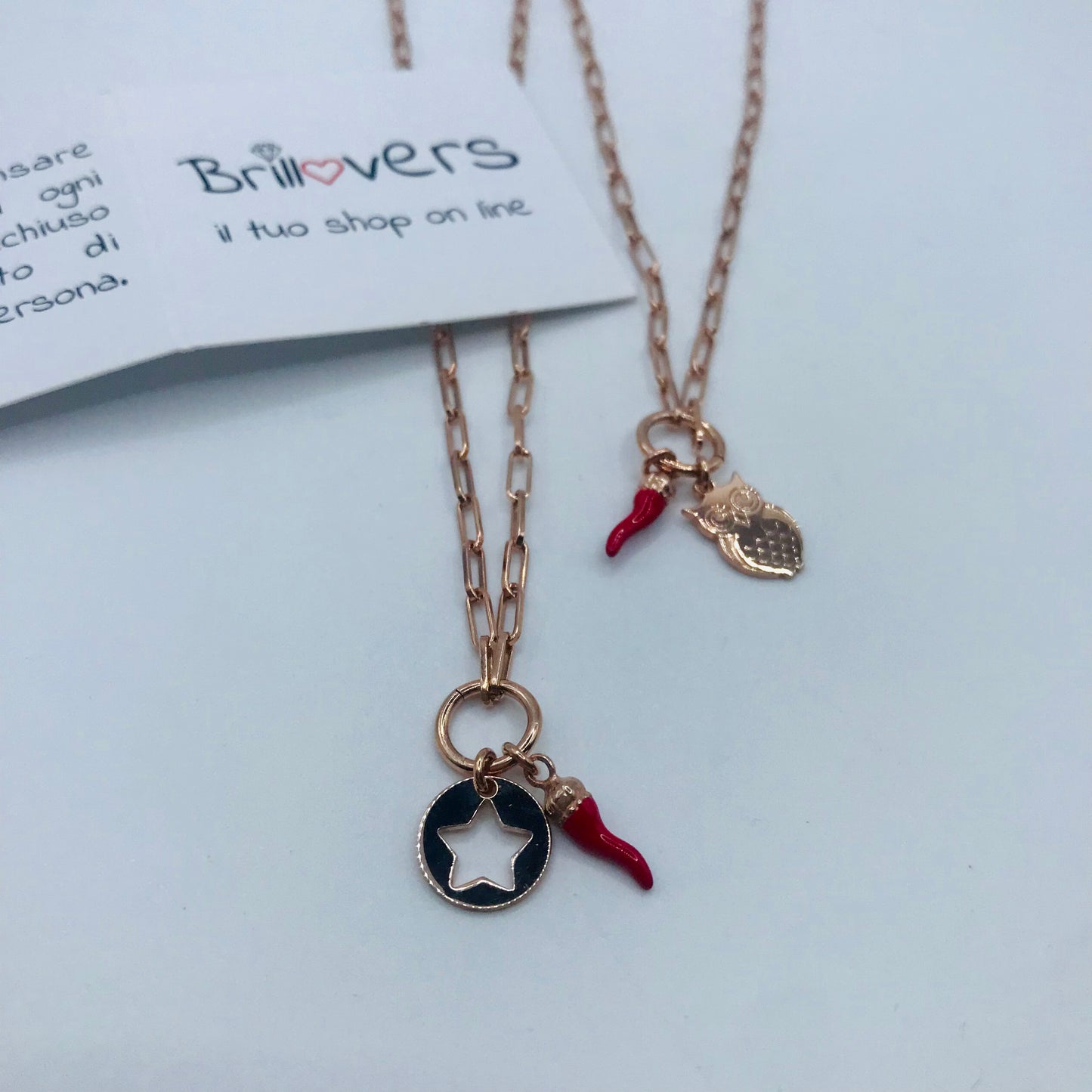 Collana Pizzico 2 charms