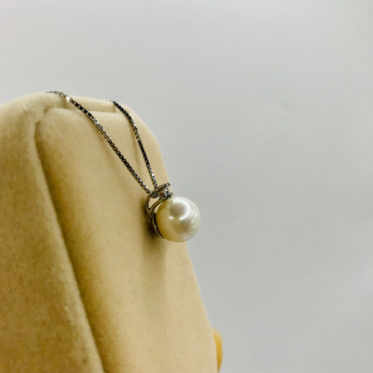 Collana Argento Perla e Zircone Desiree