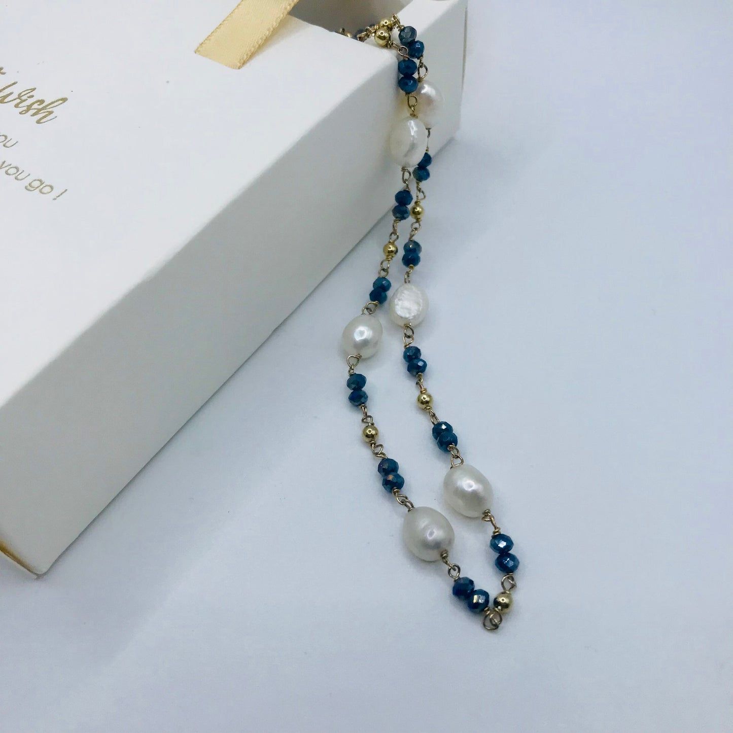 Collana perle alternata