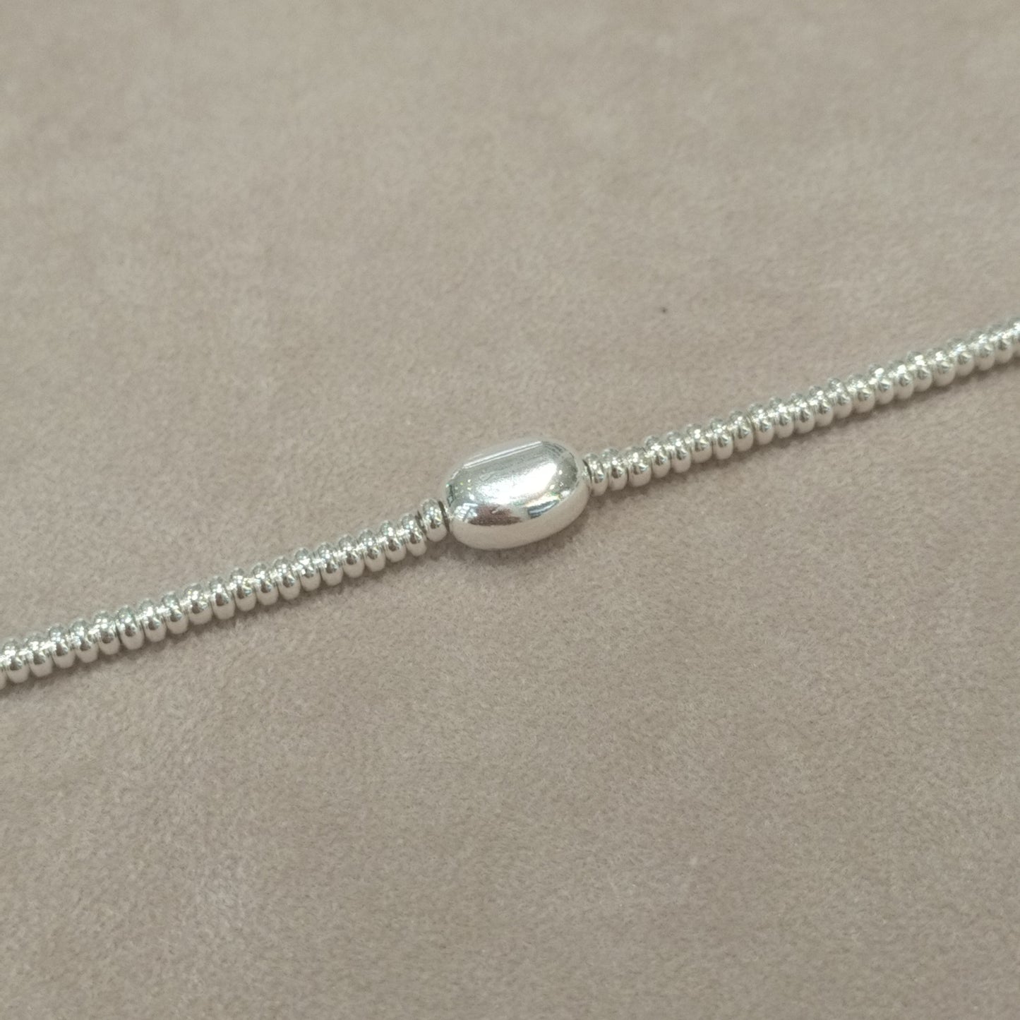 Bracciale Argento Rondelline e Stone Minimal