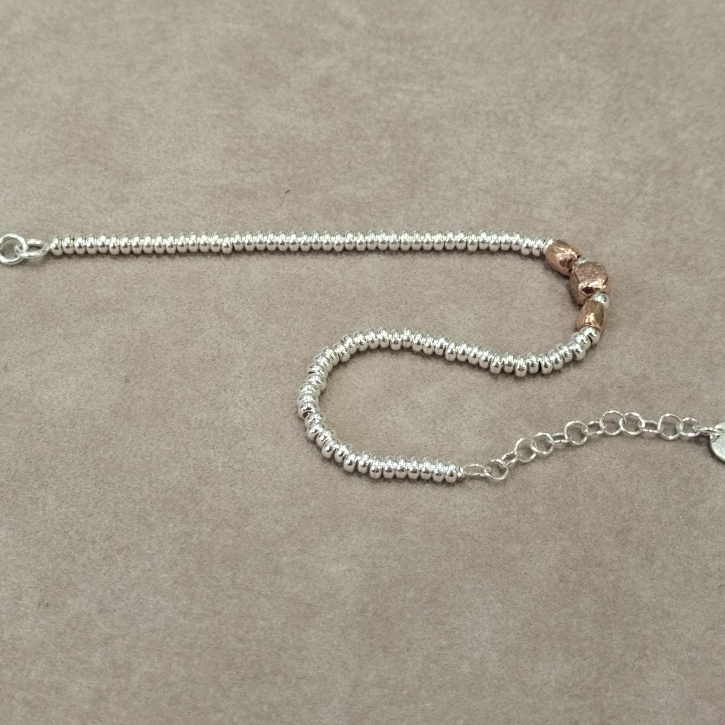 Bracciale Argento Cubetto Lavorato Minimal