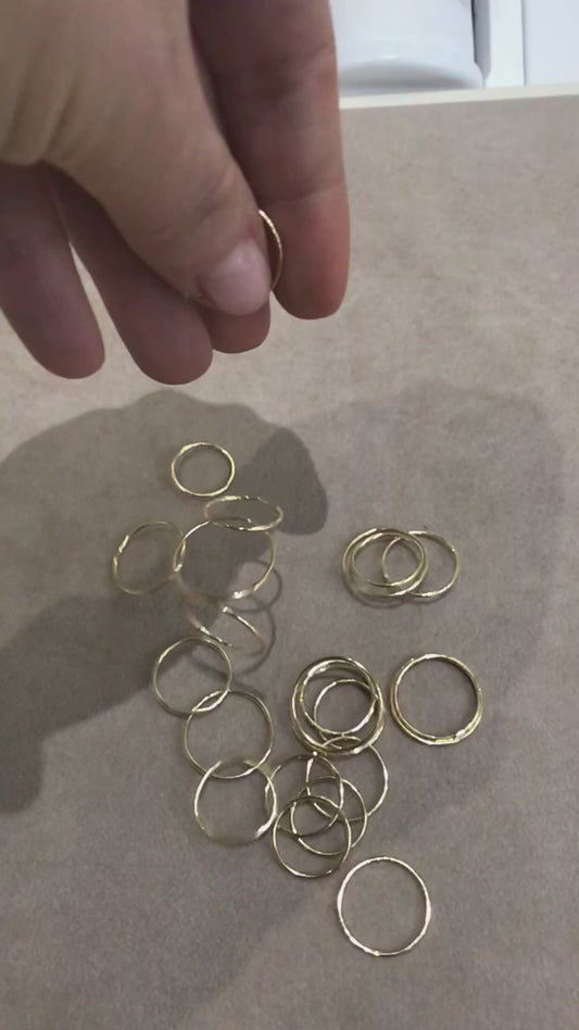 Anello fedina sottilissima minimal
