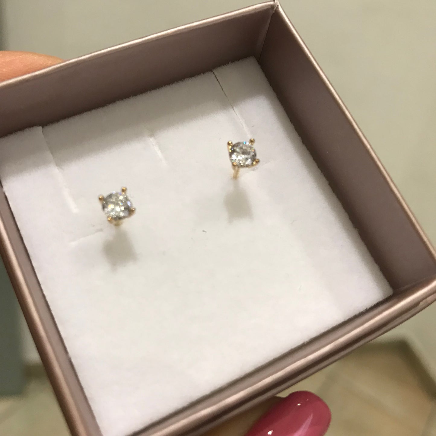 Orecchini argento gold