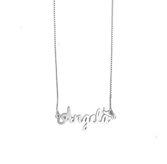 Collana argento nome bambina Personalizzabile