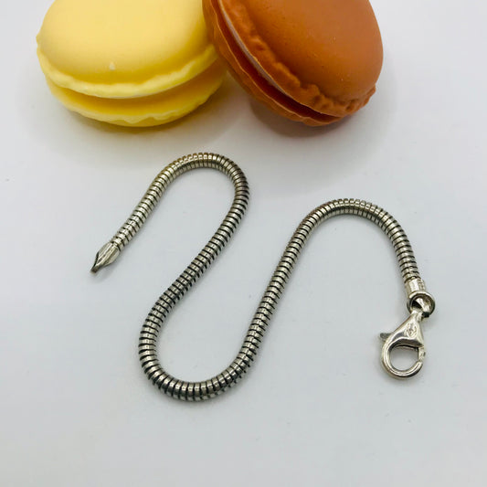 Bracciale snake argento