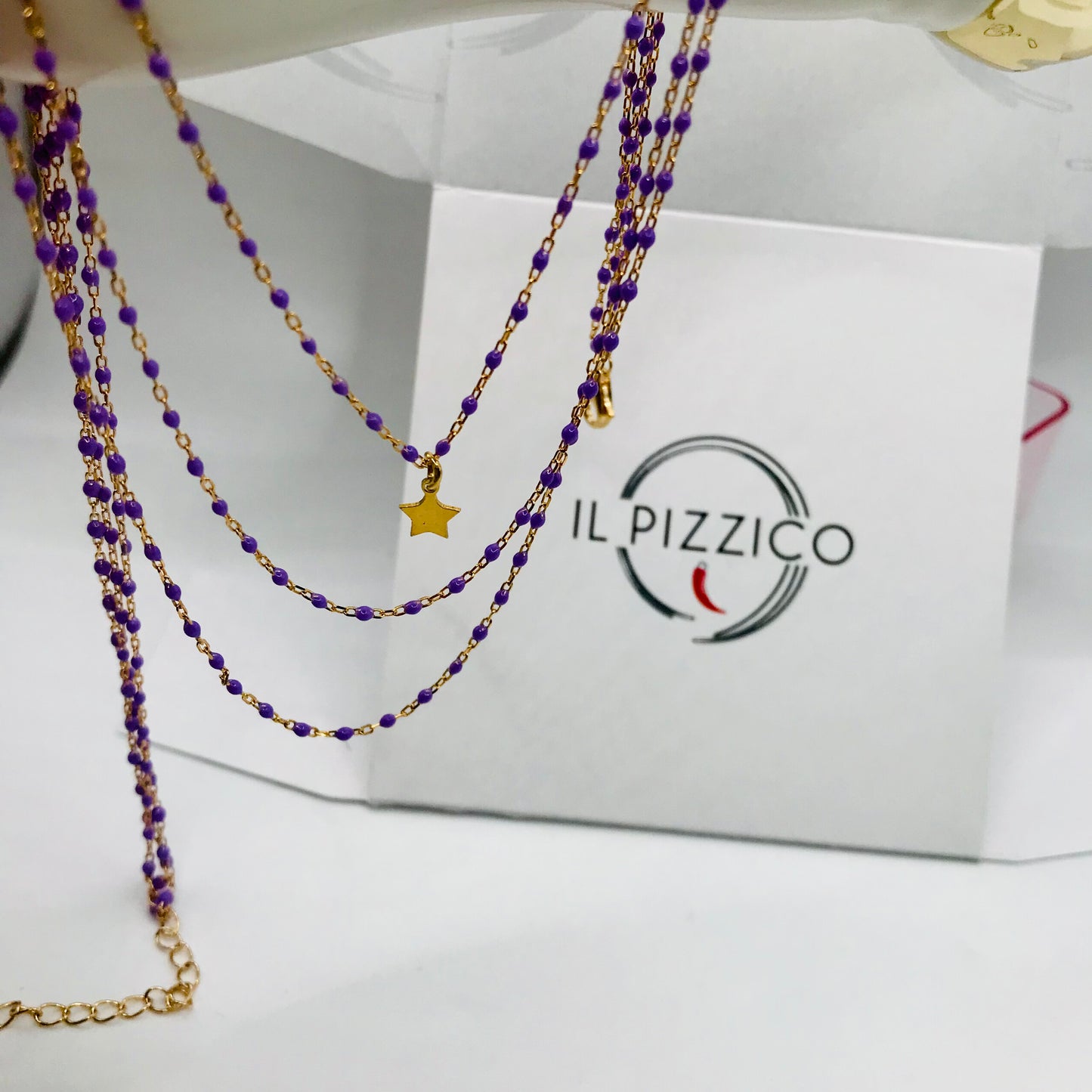 Collana  multifilo Argento  Lilla  Pizzico