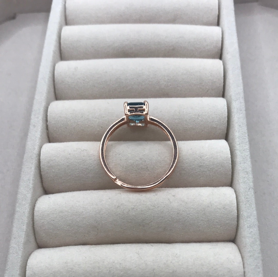 Anello argento Baguette Kate