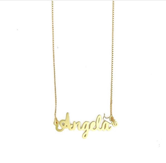 Collana argento nome bambina Personalizzabile