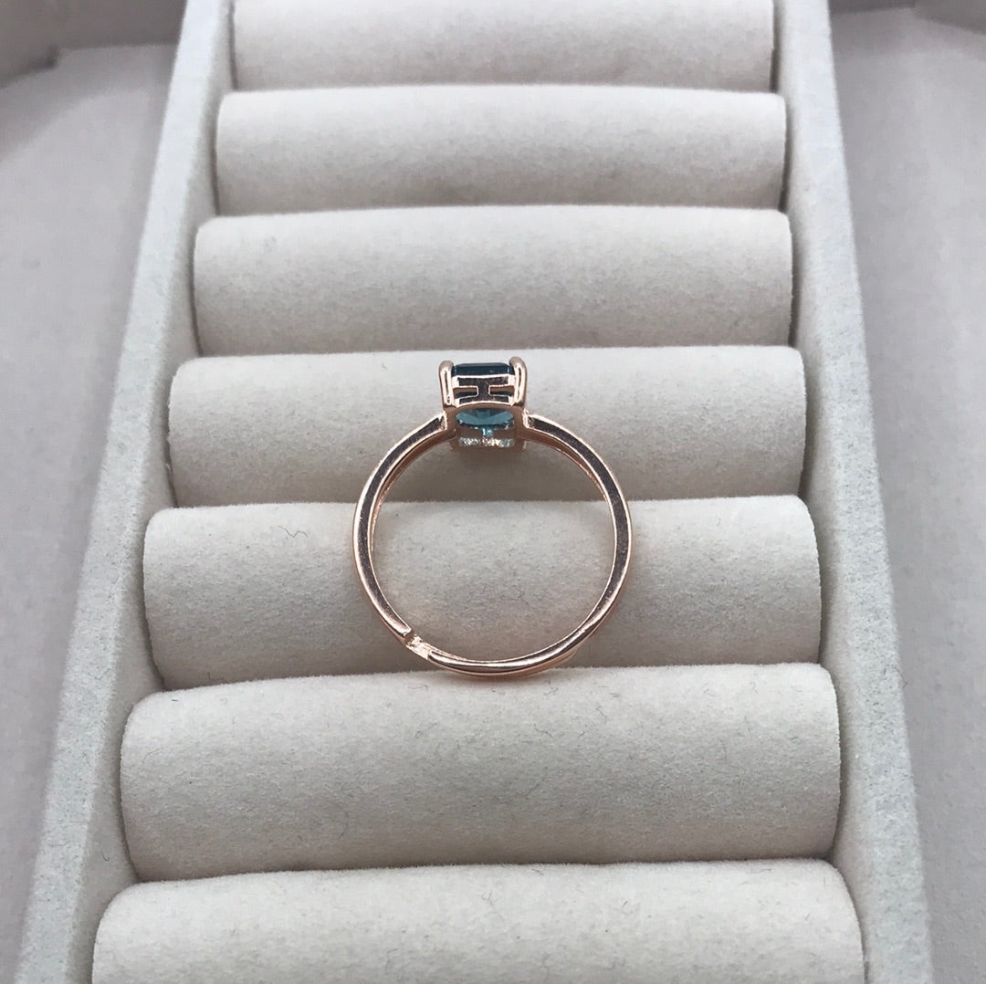 Anello argento Baguette Kate