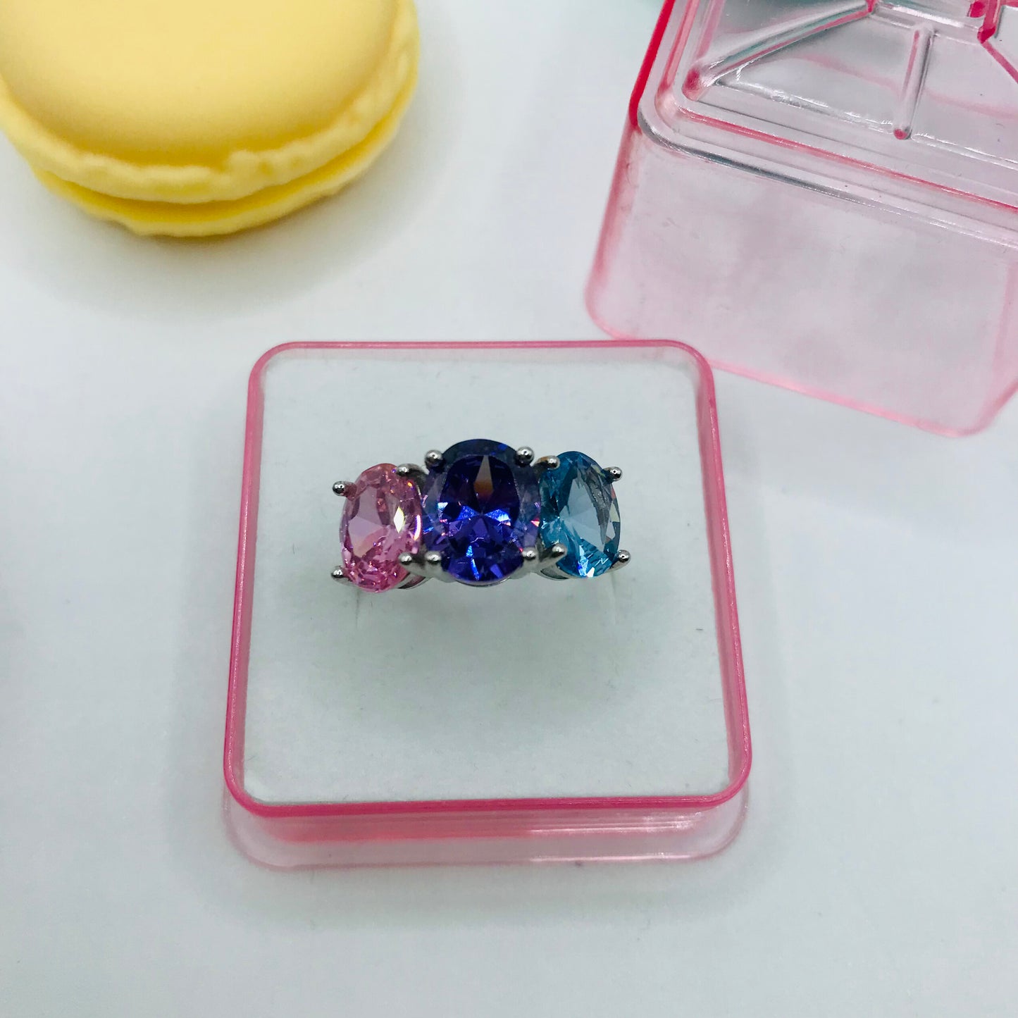 Anello Trilogy Princess Colors Argento Kate
