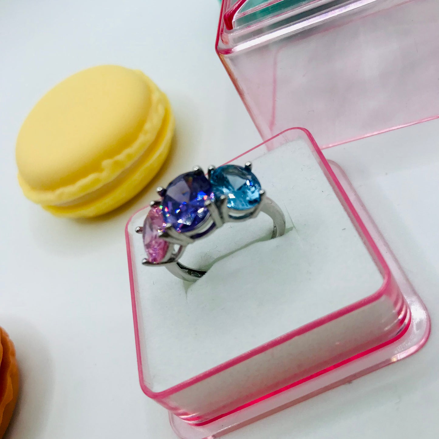 Anello Trilogy Princess Colors Argento Kate