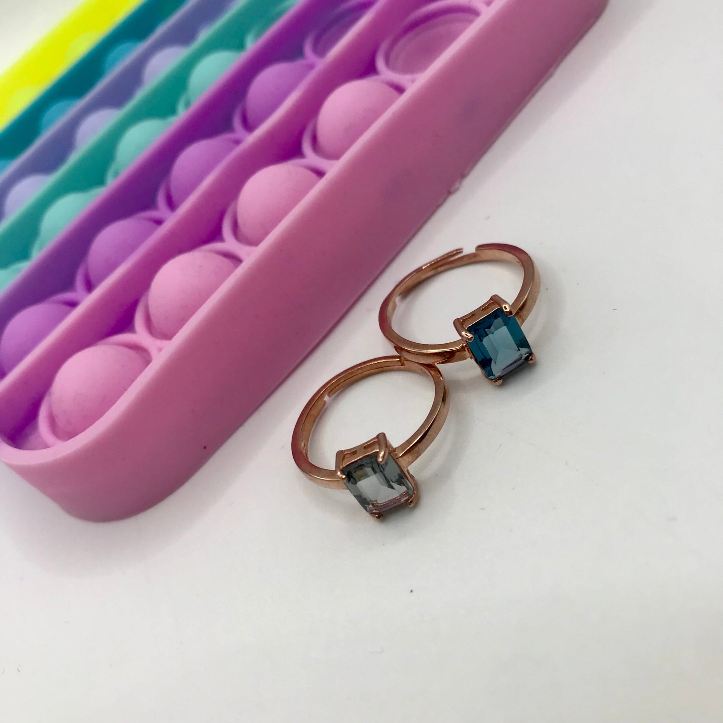 Anello argento Baguette Kate