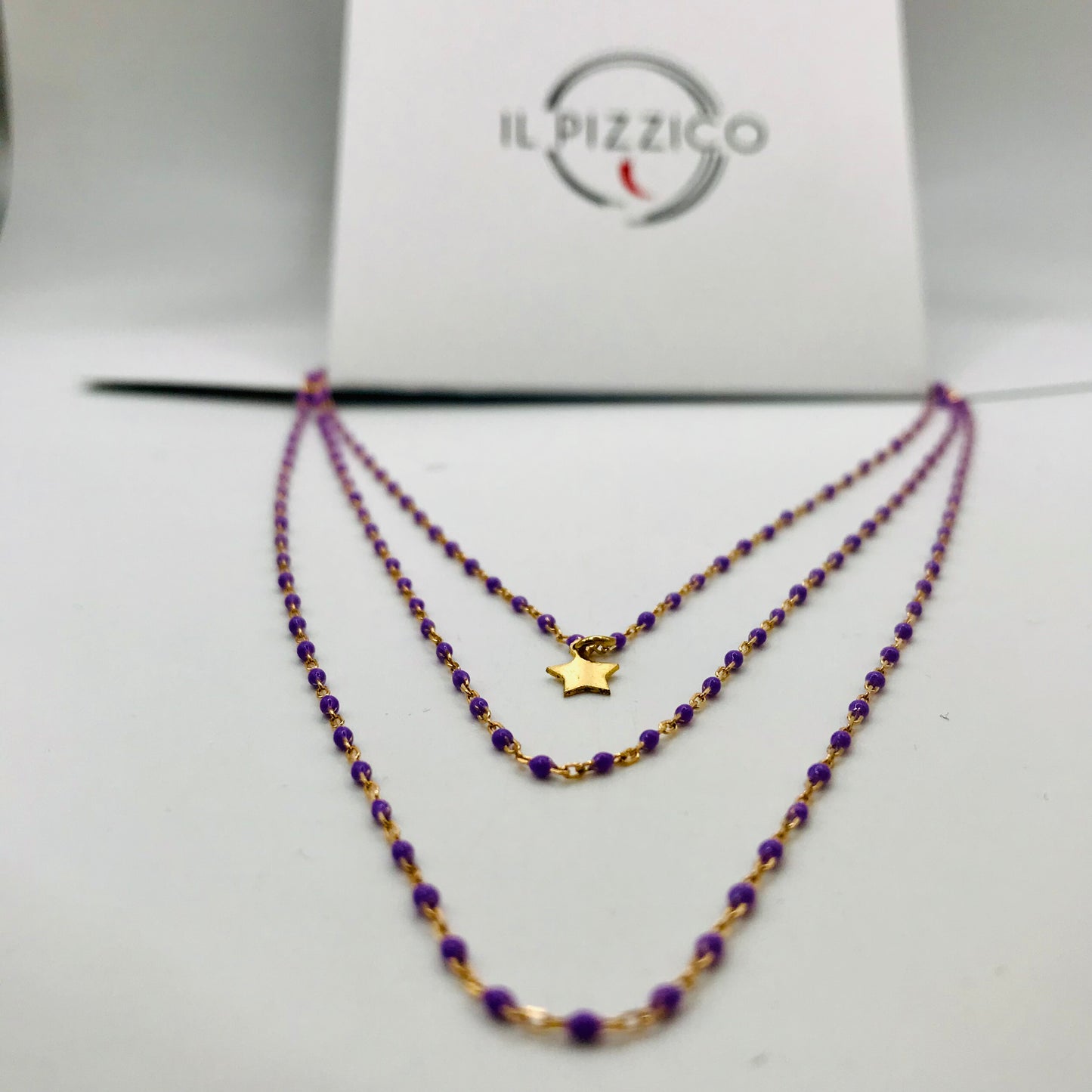 Collana  multifilo Argento  Lilla  Pizzico