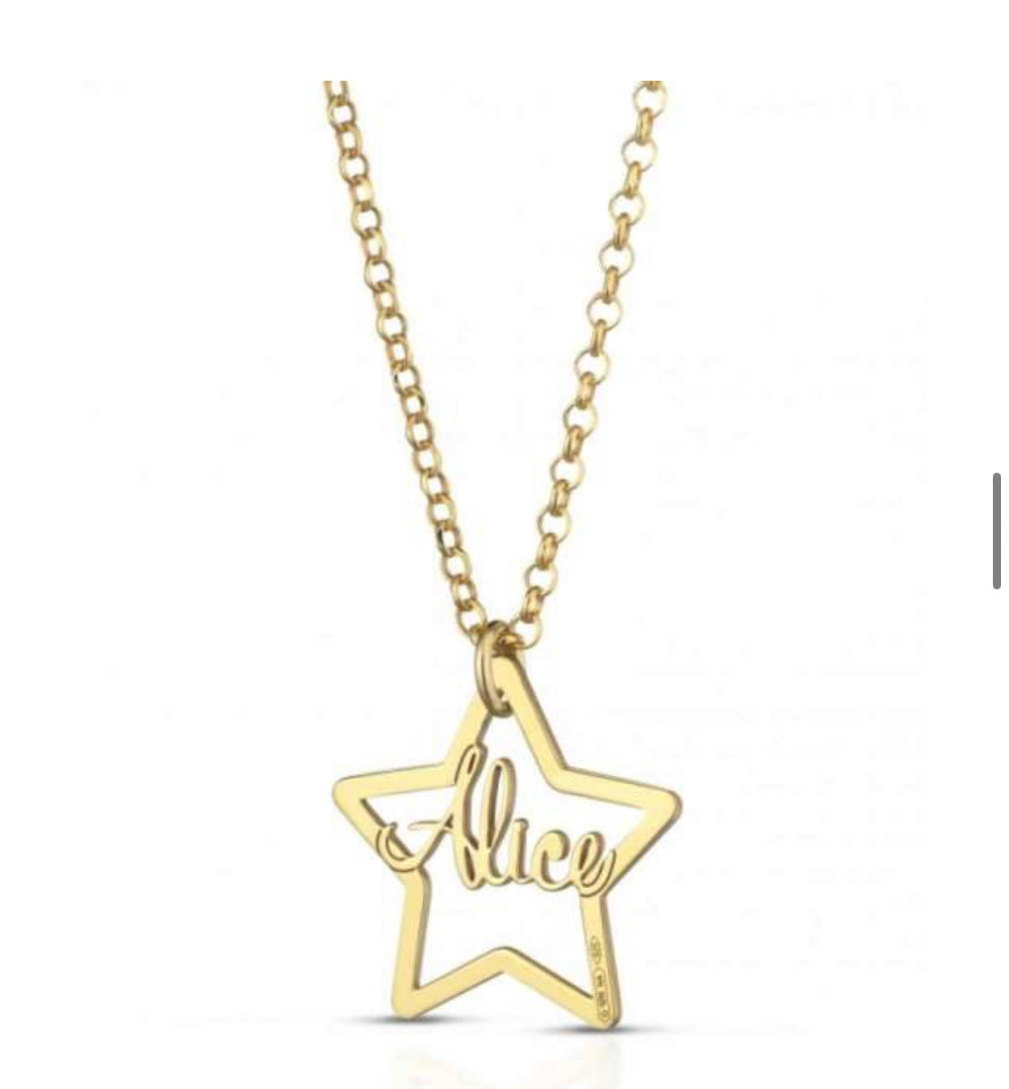 Collana stella personalizzata